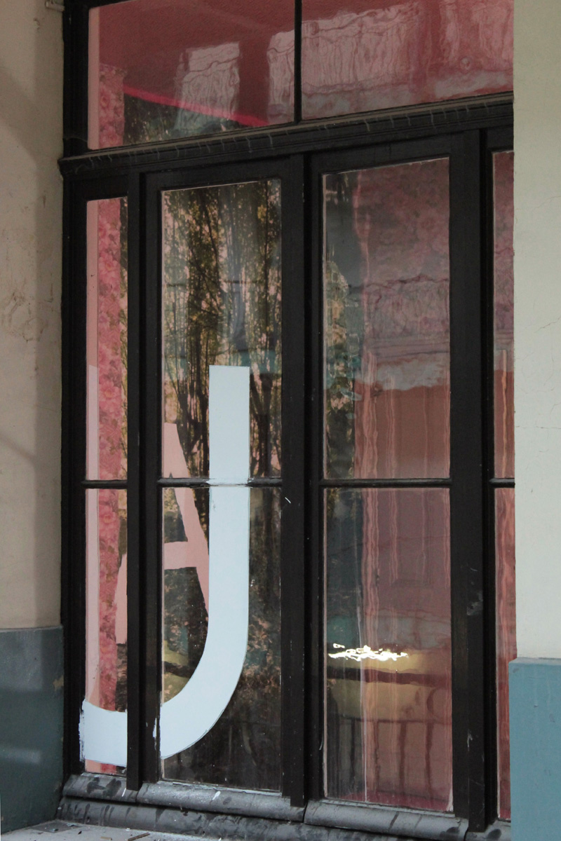 Installations de Georges Rousse au Familistère de Guise, 2014-2015.