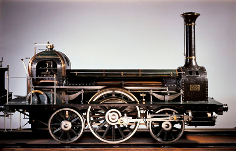 Maquette de locomotive à vapeur Stephenson type 111 Long Boiler (image)