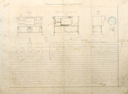 Brevet d'invention de 10 ans pour divers perfectionnements aux modèles des poêle