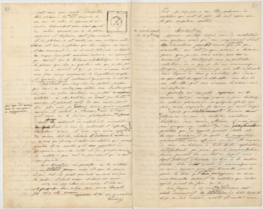 Lettre de Jean-Baptiste André Godin à Charles Brunier (image)