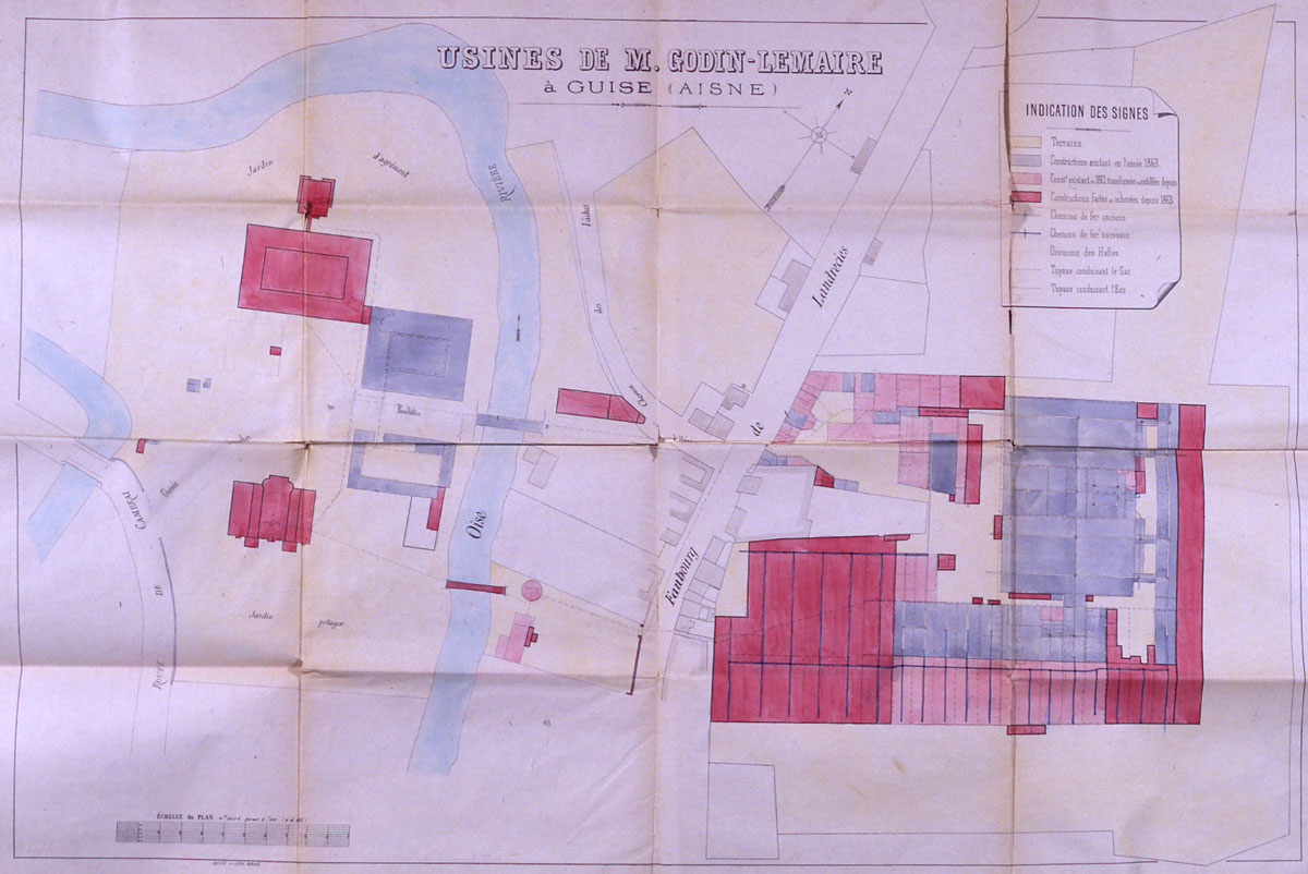 Plan du Palais social