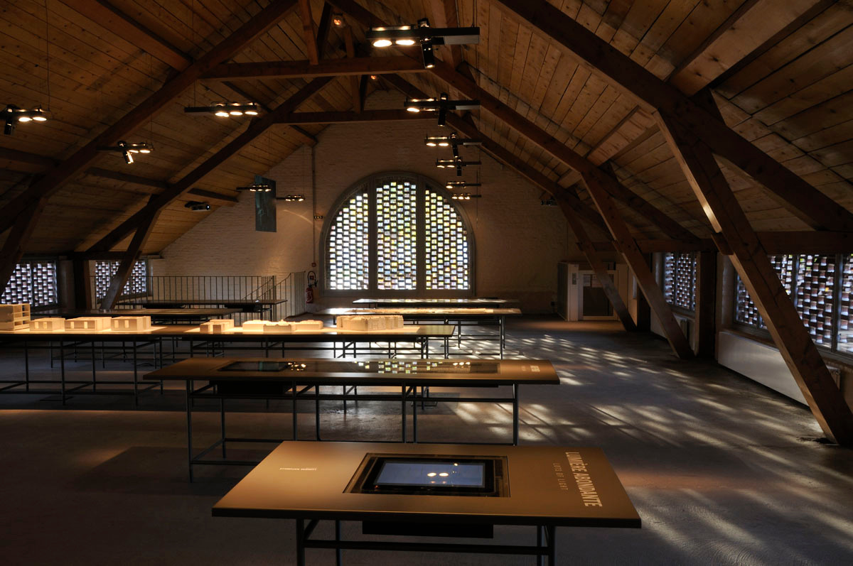 Le séchoir de la buanderie-piscine accueille une exposition permanente sur l'hyg