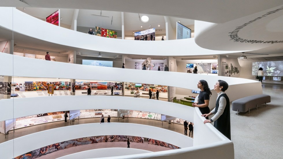 Vue générale de l'intérieur d'un musée