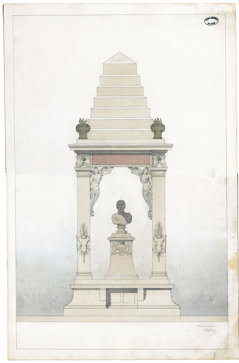 Dessin d'un monument