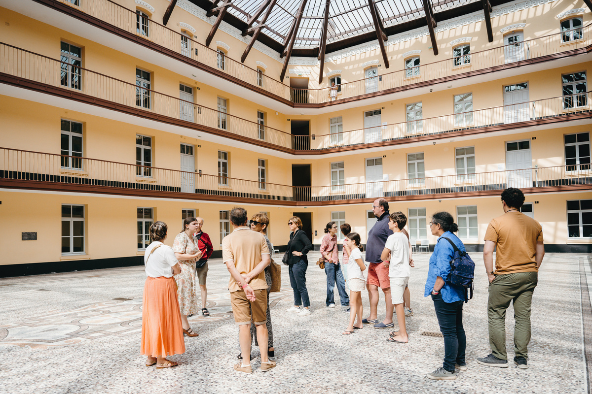 Visite guidée du pavillon central