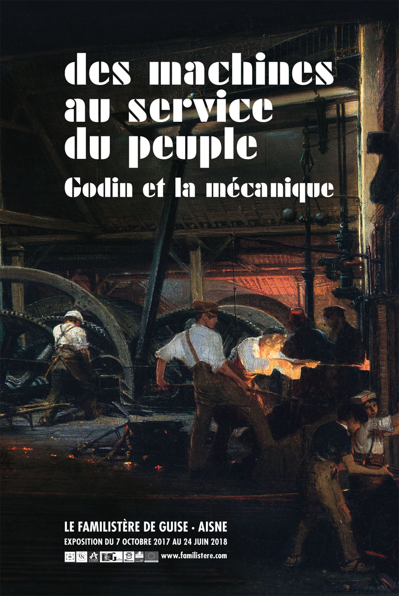Affiche de l’exposition Des machines au service du peuple - Godin et la mécaniqu