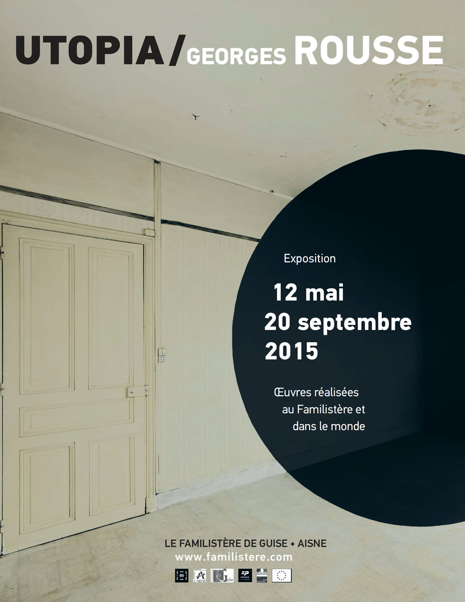 Affiche de l’exposition « Utopia / Georges Rousse ».