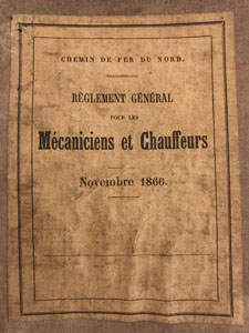 Règlement général pour les mécaniciens et chauffeurs (image)