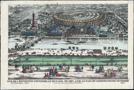 Vue de l’Exposition universelle de Paris, en 1867 (image)