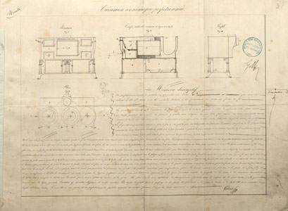 Brevet d'invention de 10 ans pour divers perfectionnements aux modèles des poêle