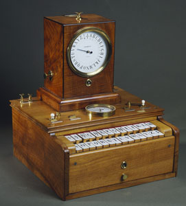 Télégraphe électrique à cadran et clavier système Froment (image)