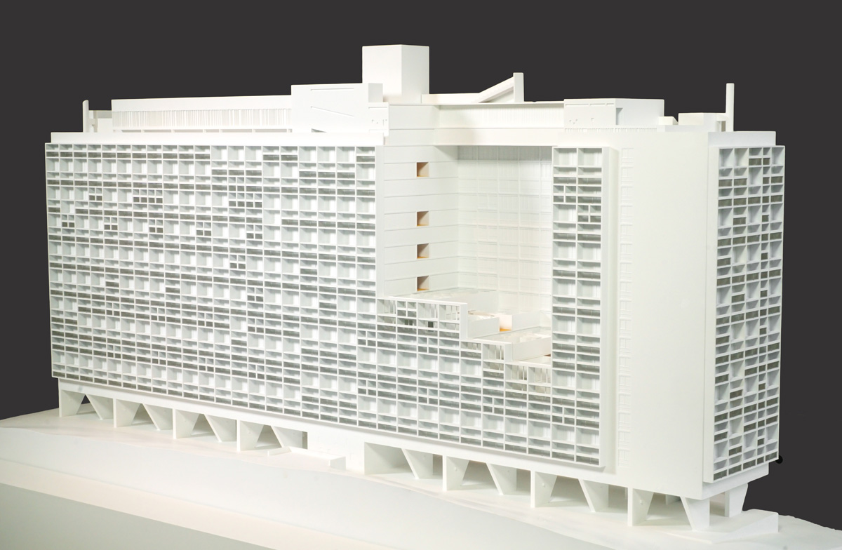 Maquette de l’Unité d’habitation de Firminy.