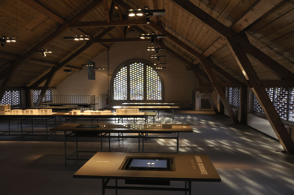 Le séchoir de la buanderie-piscine accueille une exposition permanente sur l'hyg