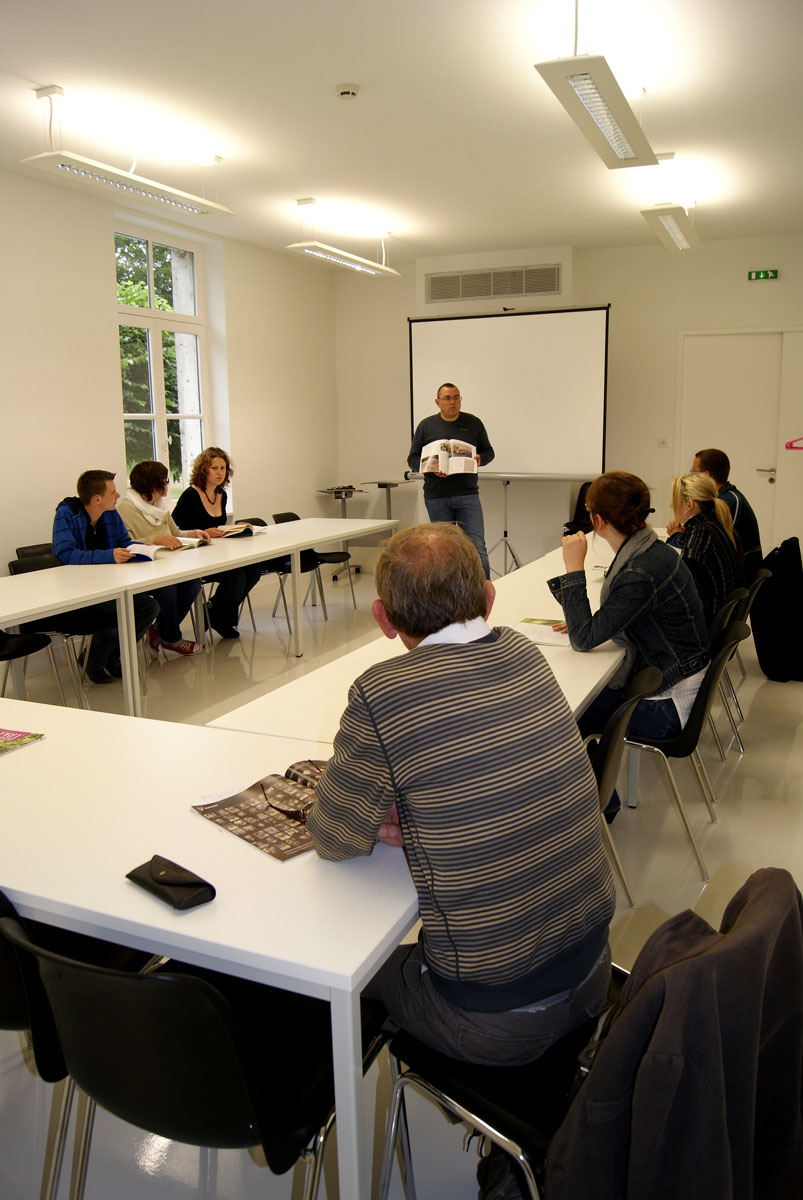 L'appartement éducatif du pavillon central contient plusieurs salles d'ateliers