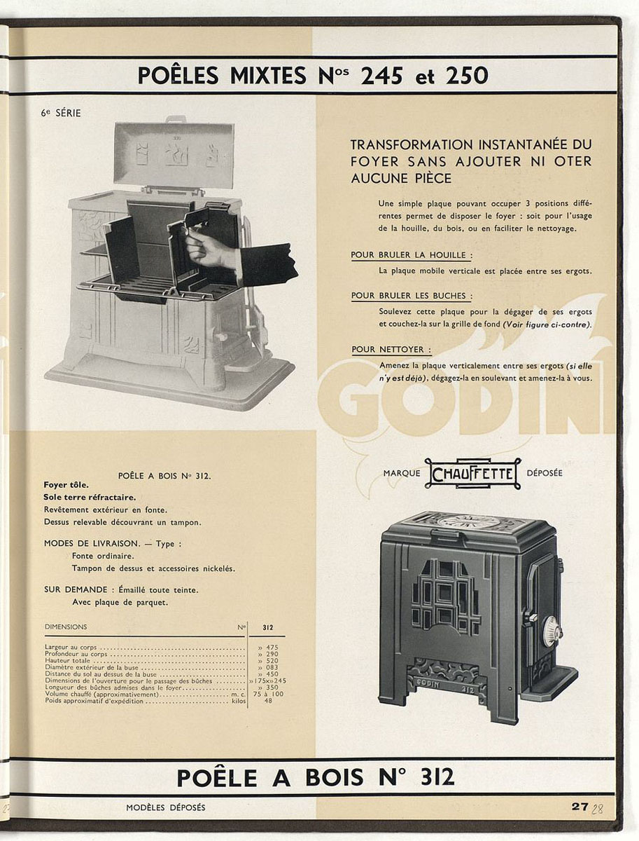 La page de l'album de 1938 montre comment se fait la manipulation des grilles du