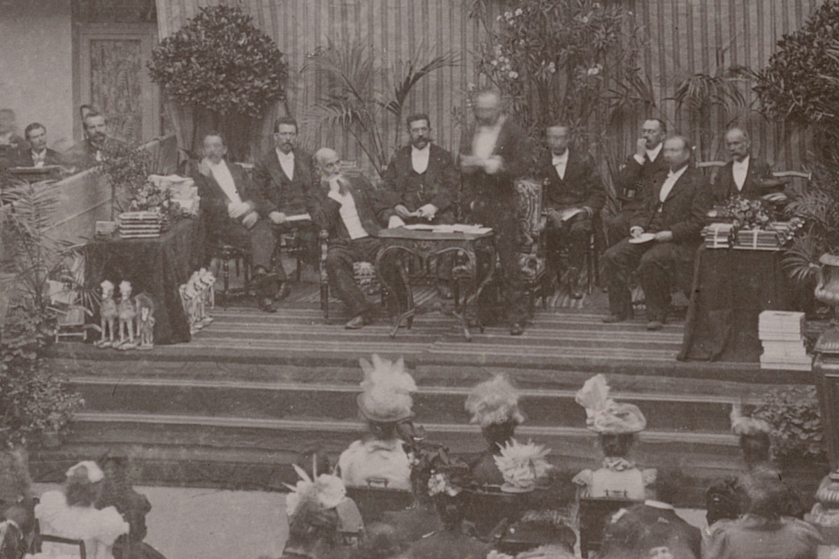 Détail de la photographie montrant le fête de l'Enfance à Laeken