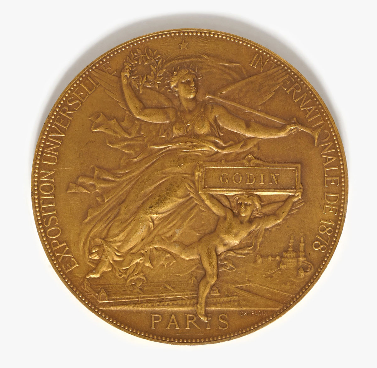 Photographie du revers de la médaille