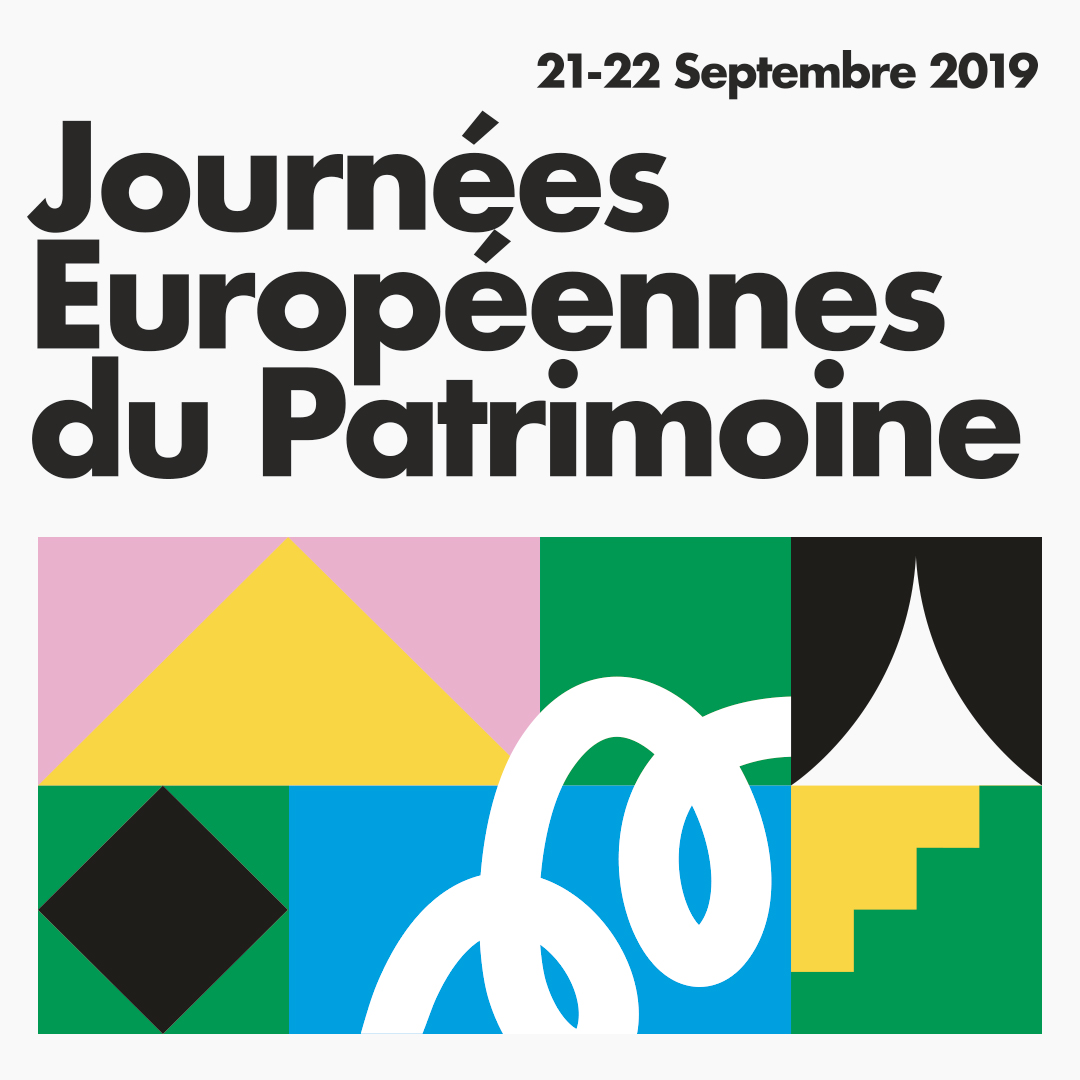 Affiche des Journées européennes du patrimoine 2019