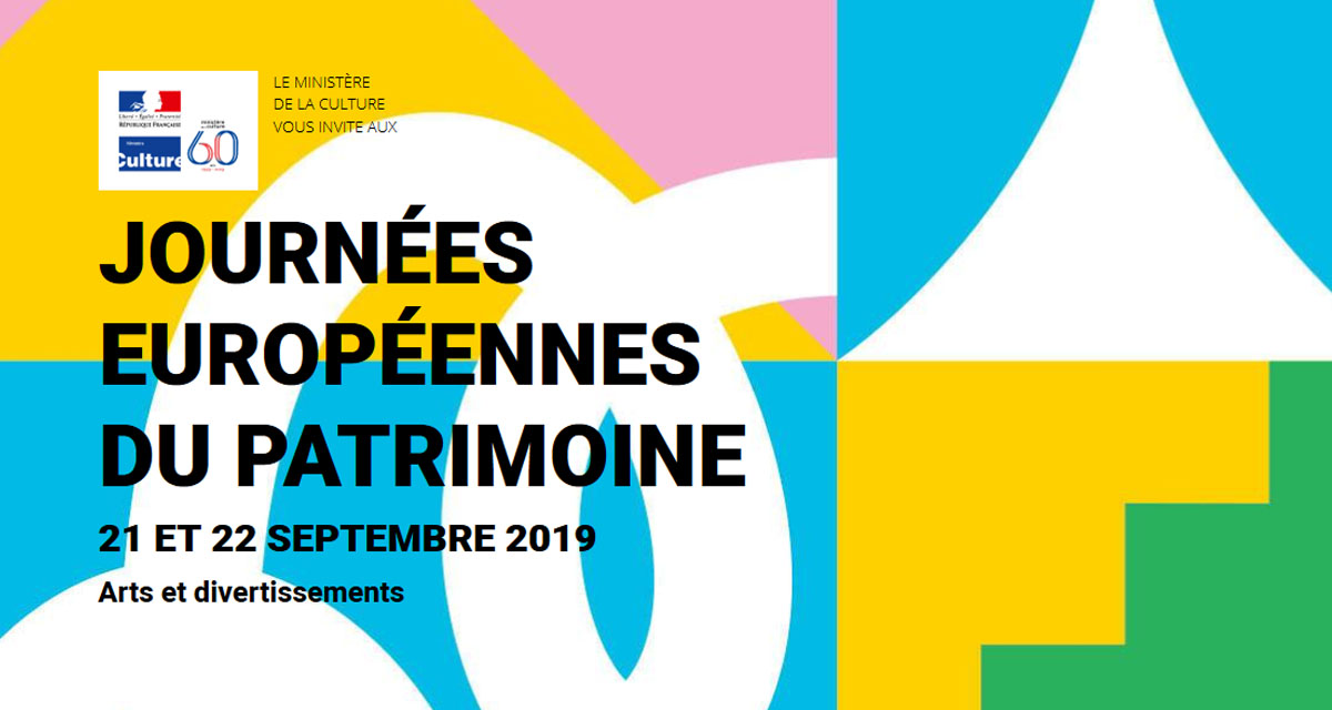 Affiche des Journées européennes du patrimoine 2019