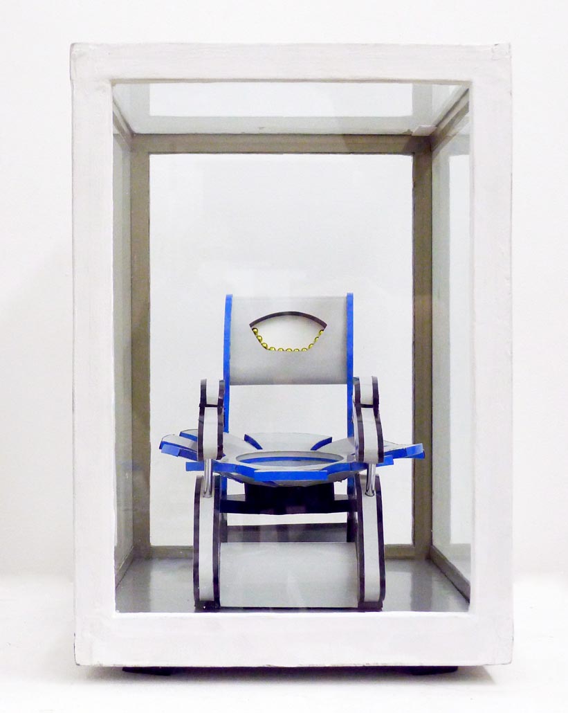 Vue de face de la sulpture Fauteuil Dream-Gender
