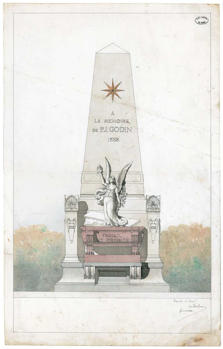 Dessin d'un monument