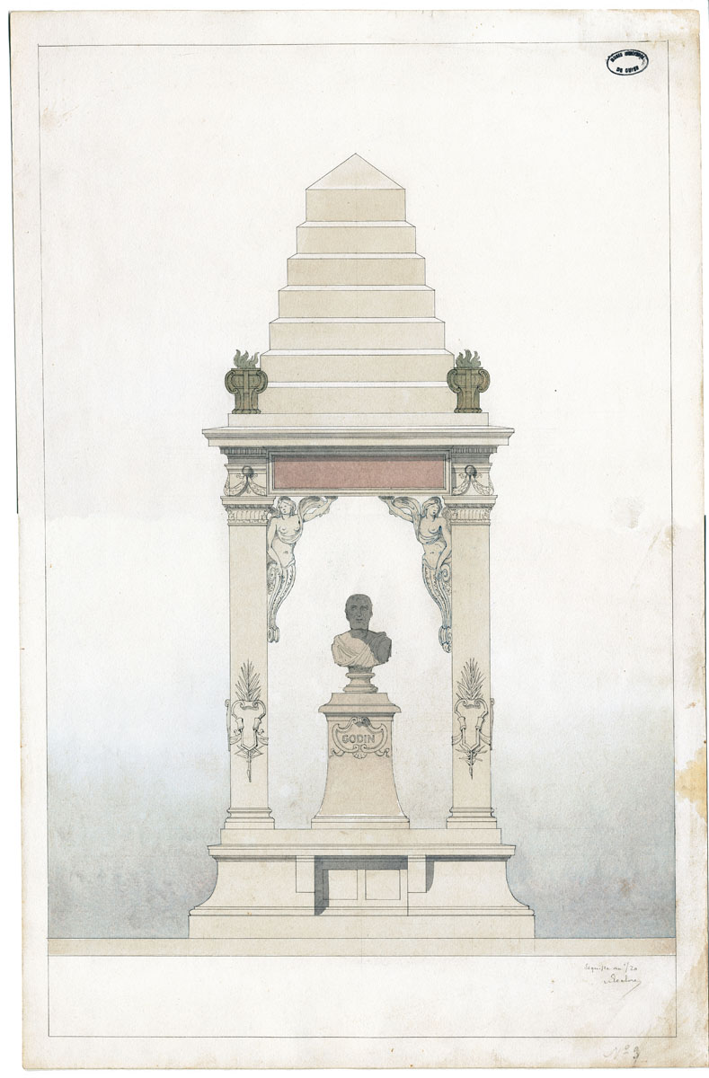 Dessin d'un monument