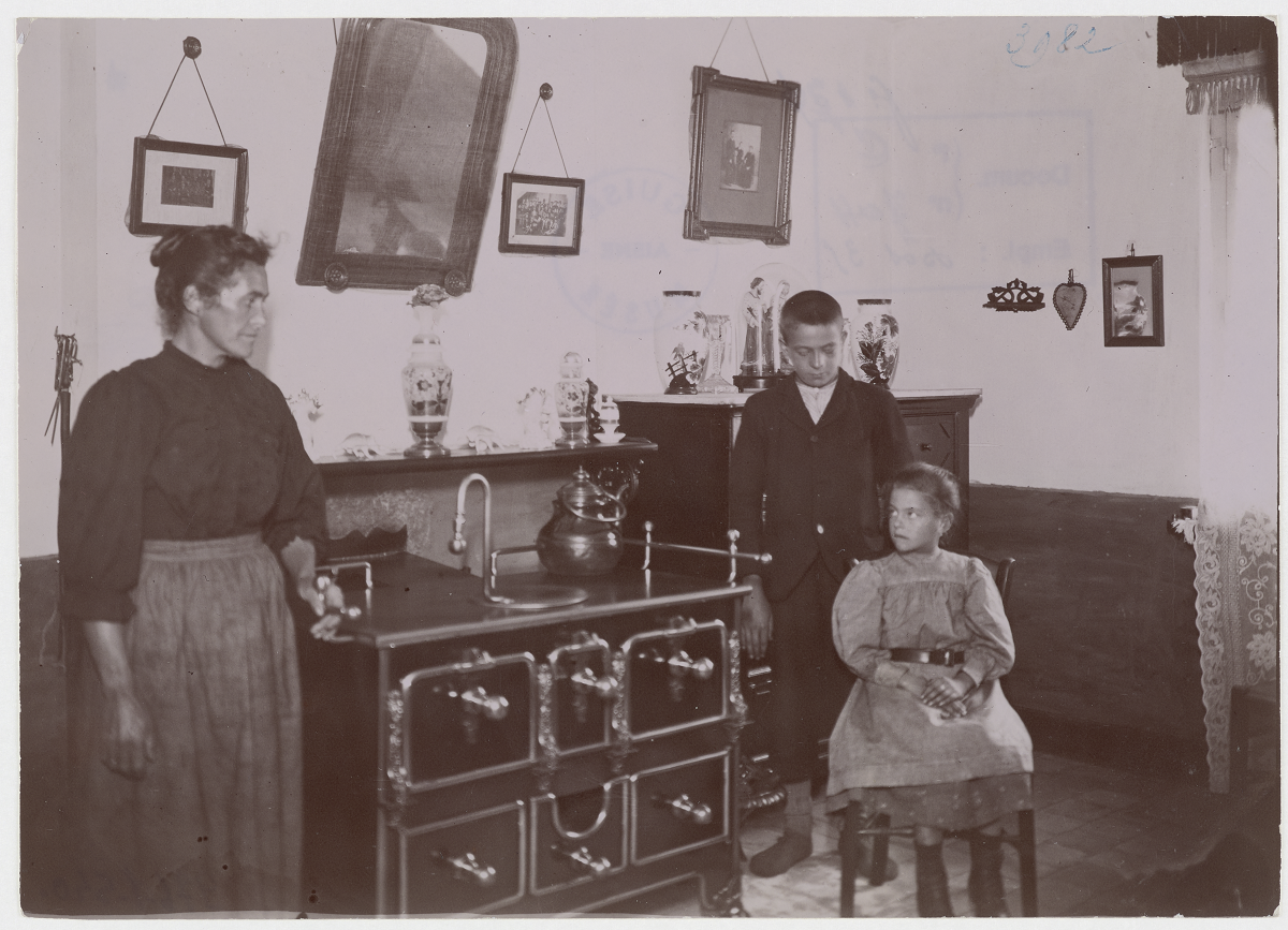 intérieur d'un logement familistère laeken