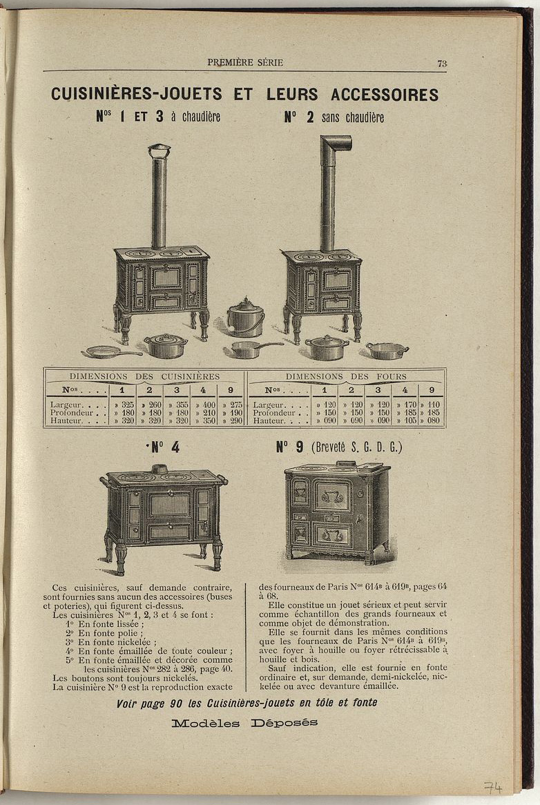 Vue d'une page de l'album de 1903