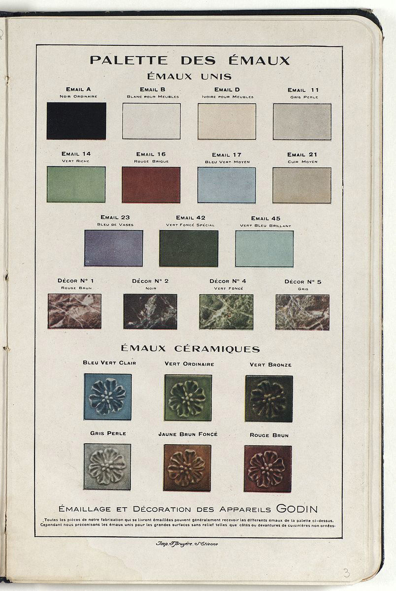 vue d'une page du catalogue de 1923