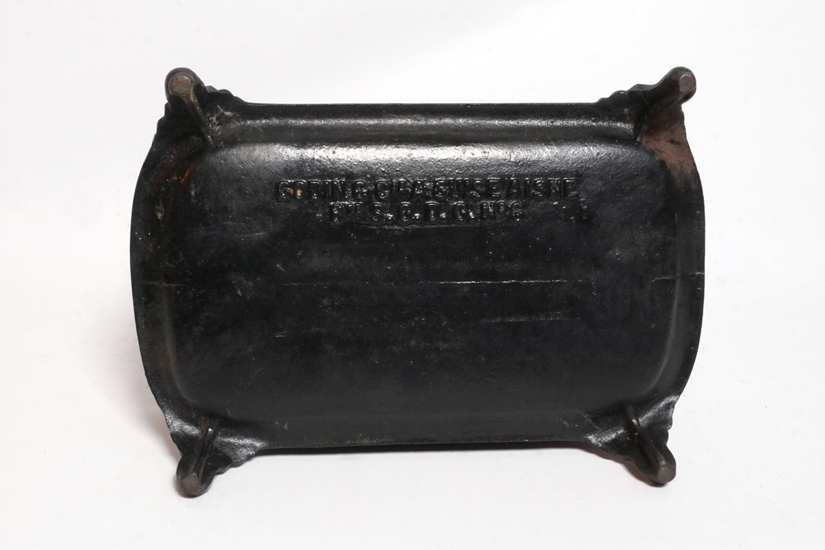 Vue du dessous de la chaufferette n° 6