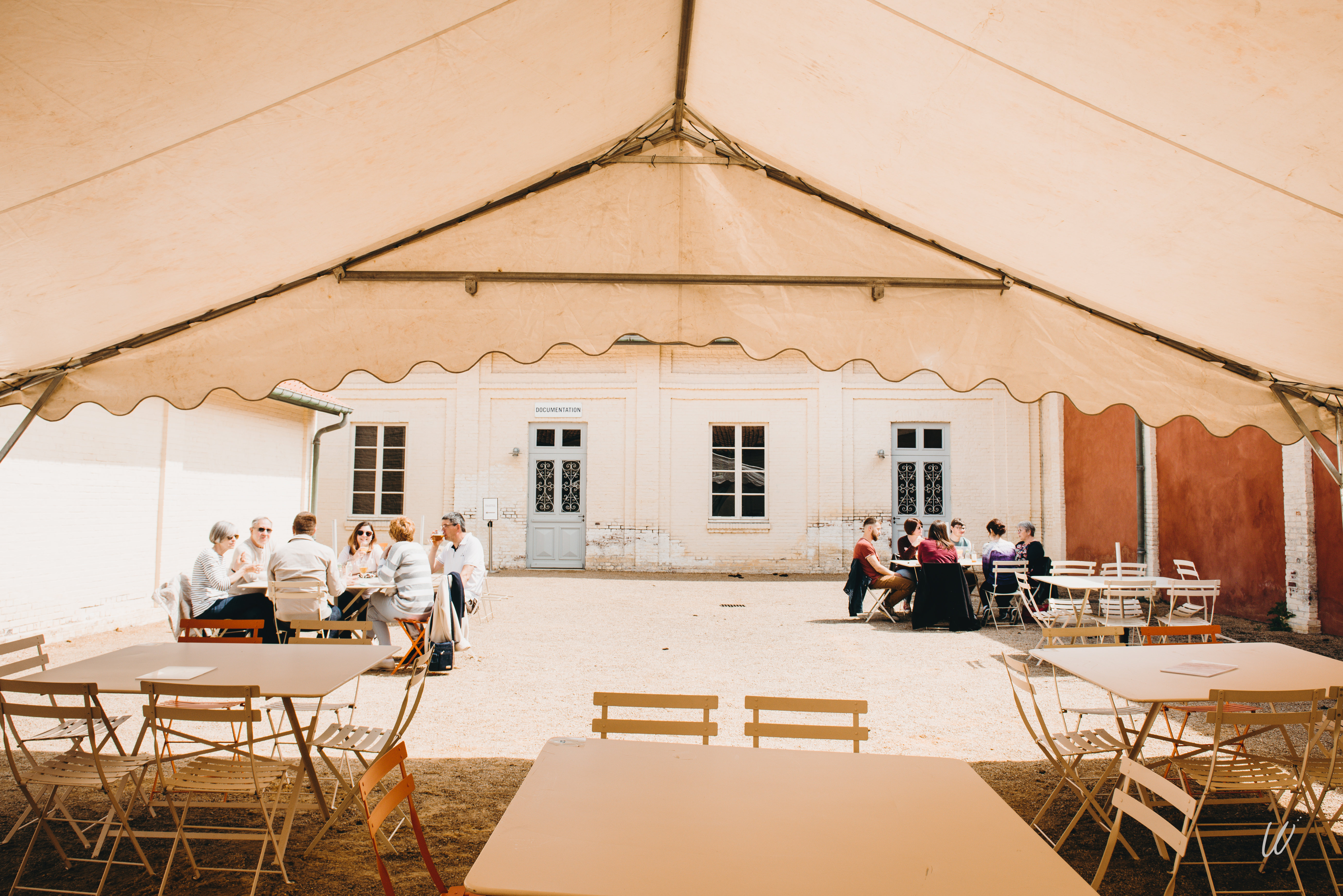 La terrasse de l'Estaminet Godin