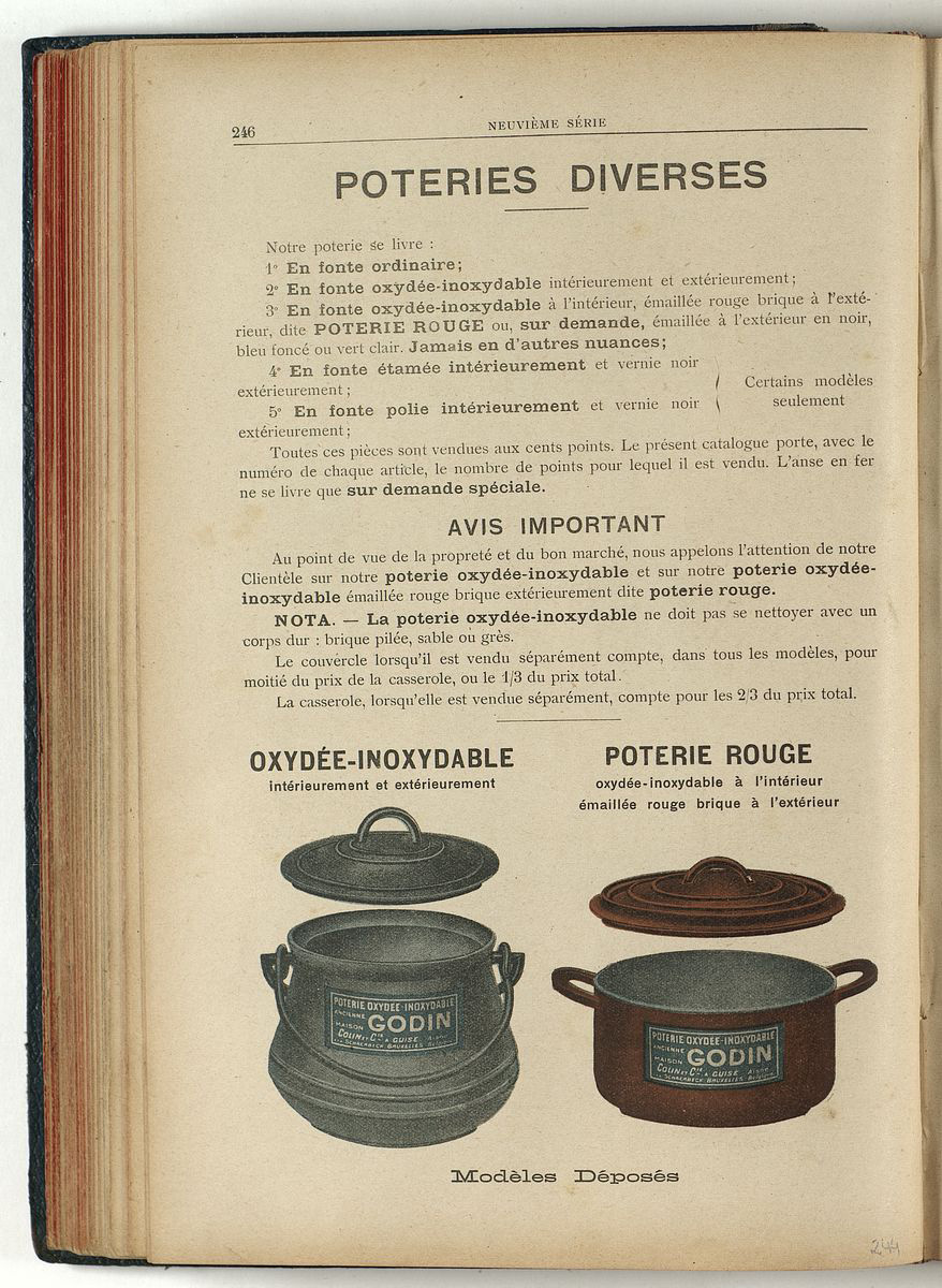 Page de l'album de 1909