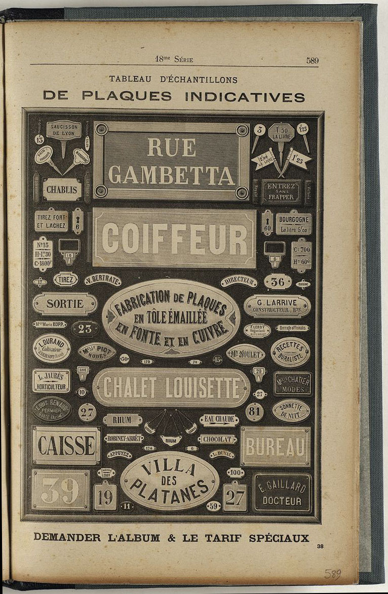 page de l'album de 1898