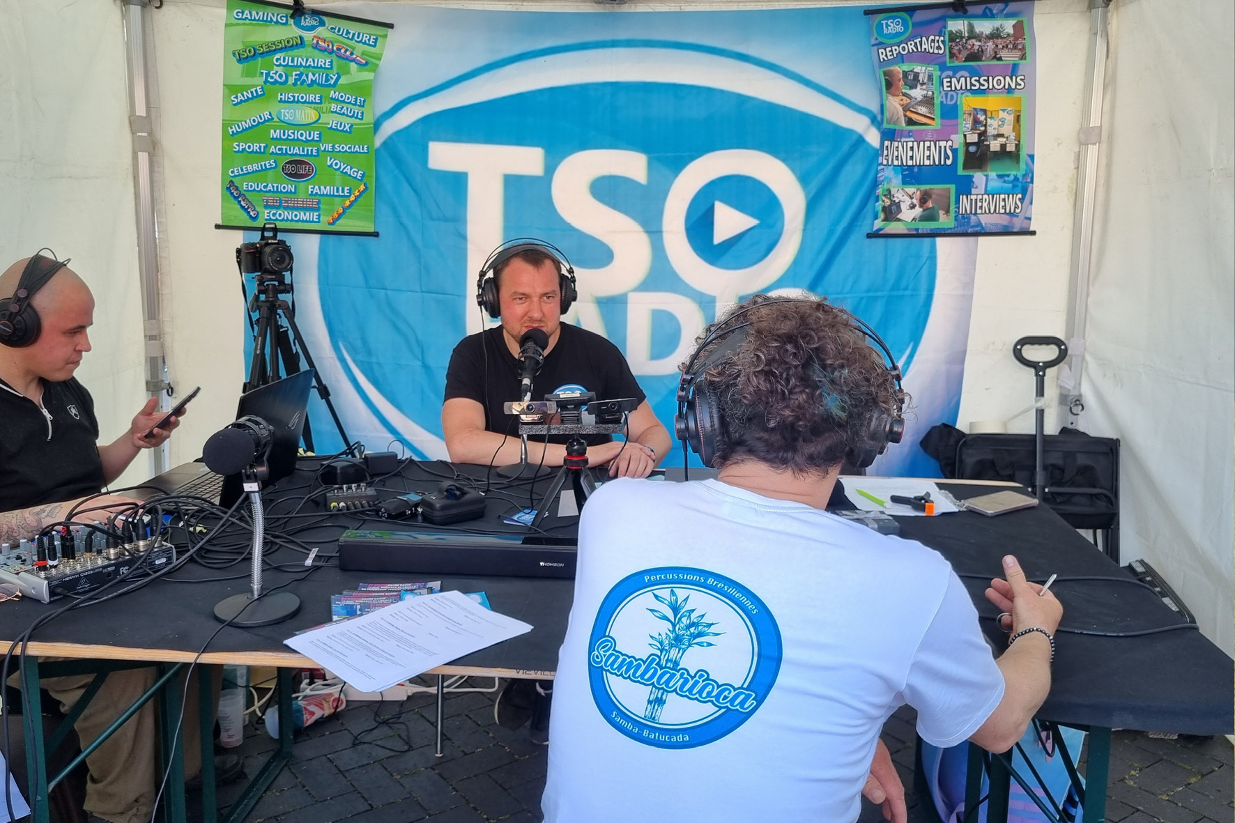 Studio TSO Radio - délocalisée sur la place