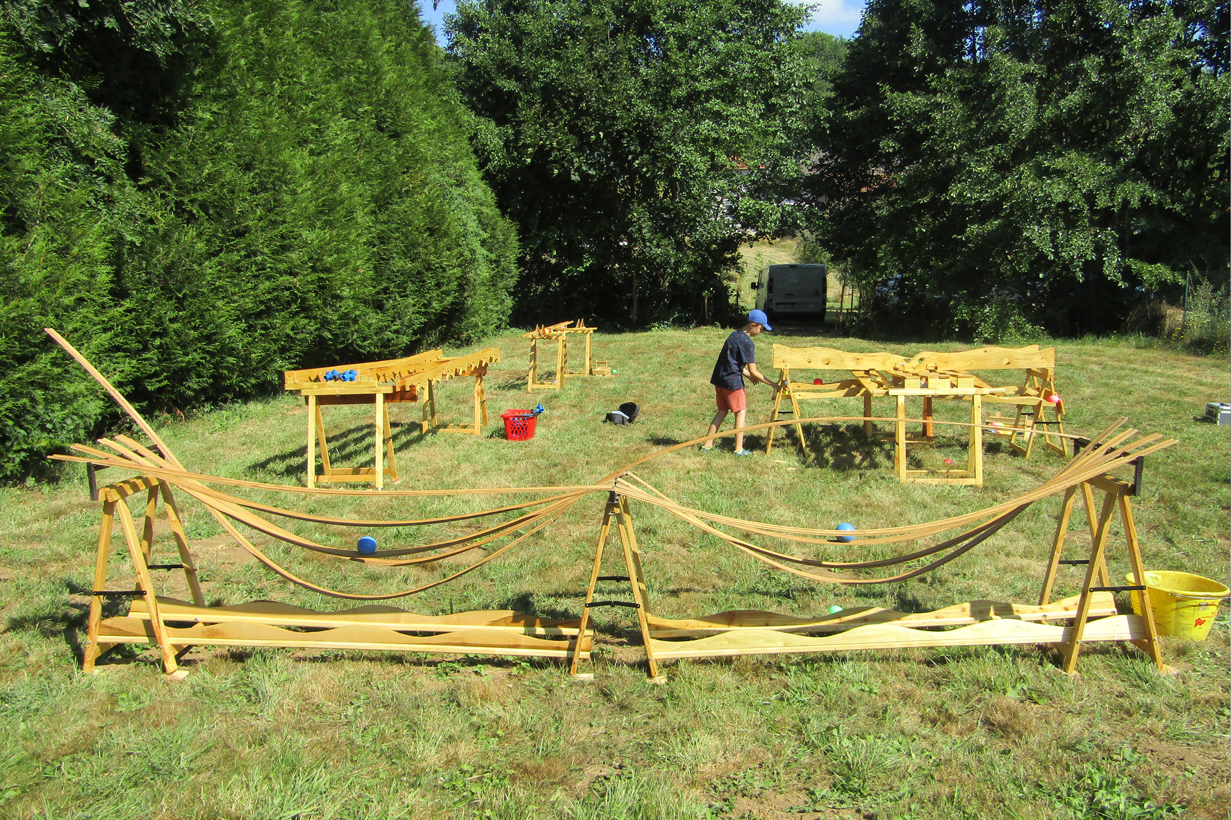 STRUK.TURES - installation à retrouver dans l'aile gauche